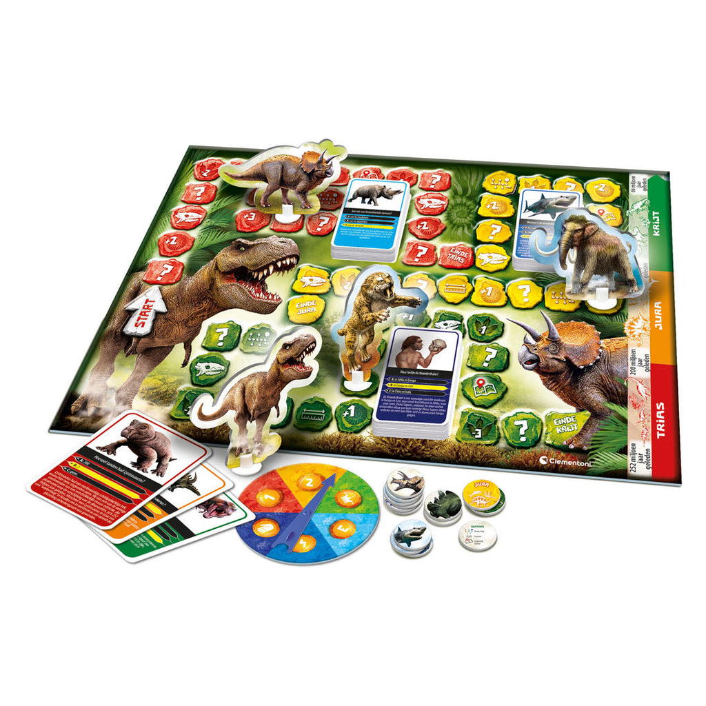 Clementoni - dinosauriers en de prehistorie bordspel (nl)