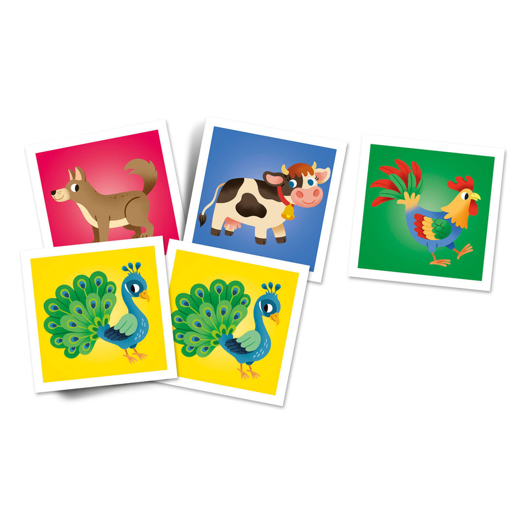 Clementoni - memory voor kinderen - boerderij dieren - 48 kaarten - memory spel - educatief speelgoed - vanaf 4 jaar