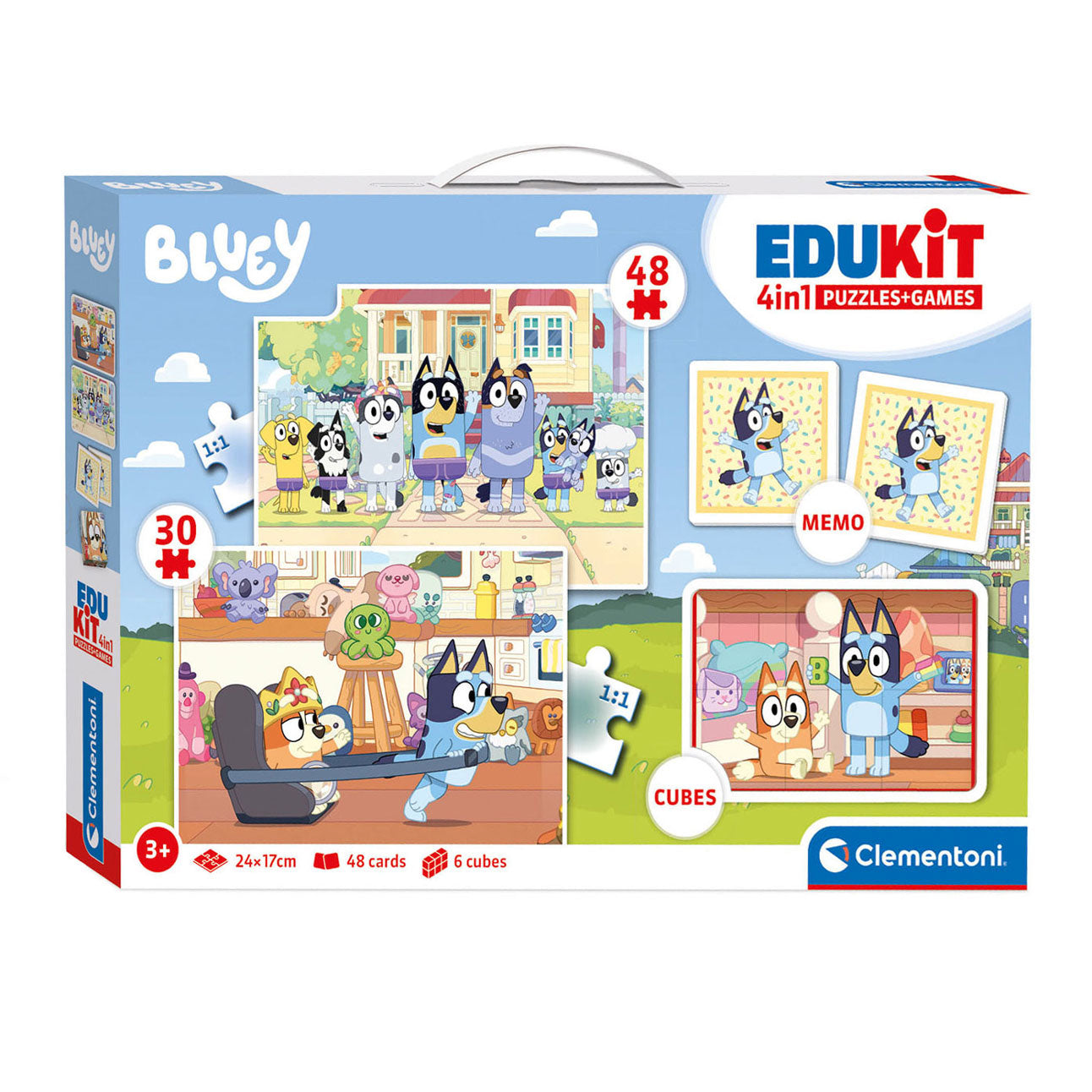 Clementoni - edukit 4in1 bluey