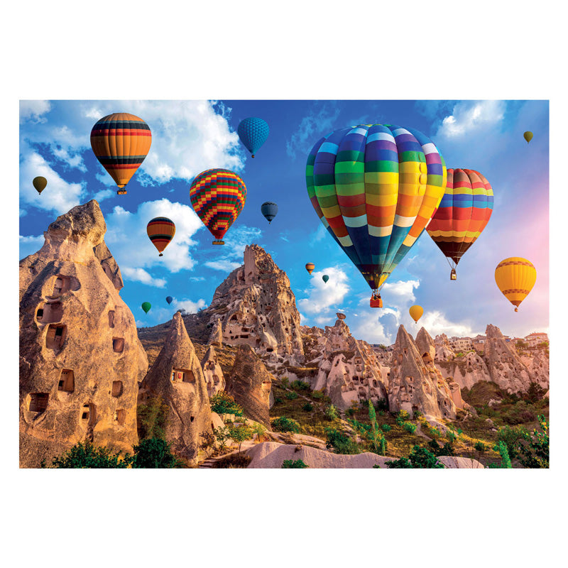 Clementoni - puzzel - 1000 stukjes - ballonnen in cappadocië - puzzel voor volwassenen - high quality collection