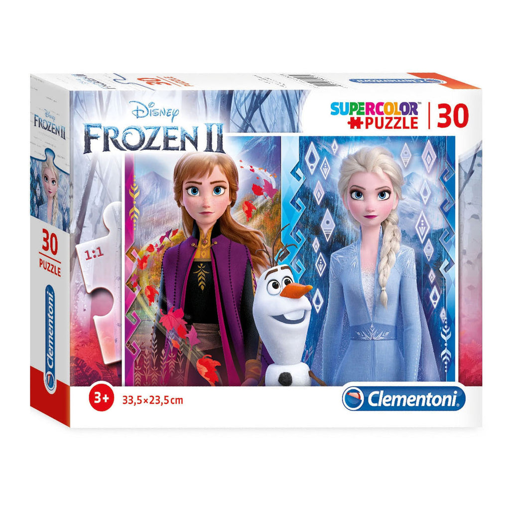 Clementoni - legpuzzel super color frozen ii 30st.