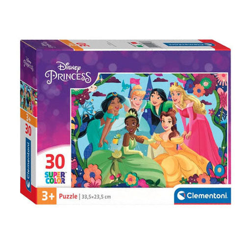 Clementoni legpuzzel super color disney princess, 30st.