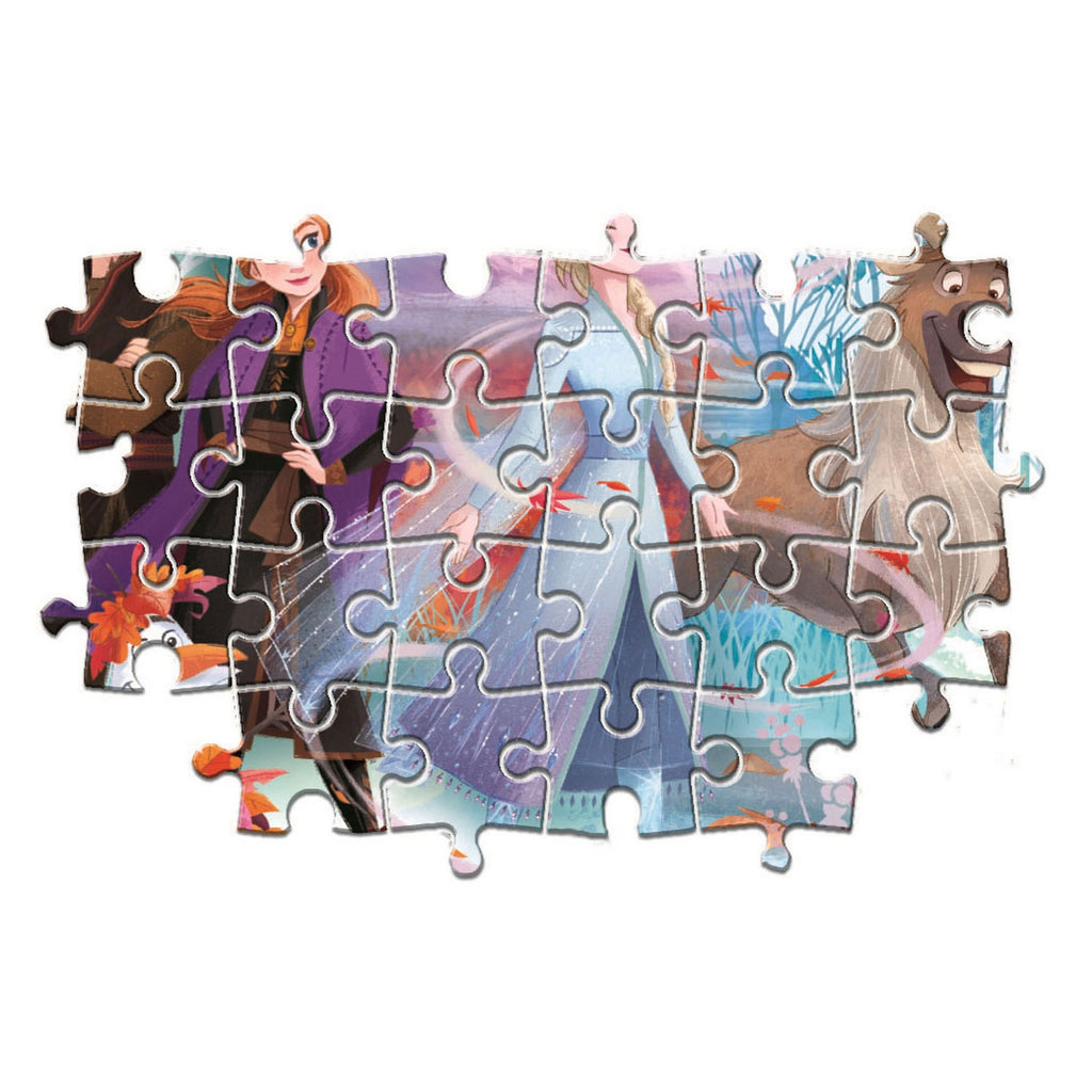 Clementoni - legpuzzel super color maxi frozen ii 24 stuks