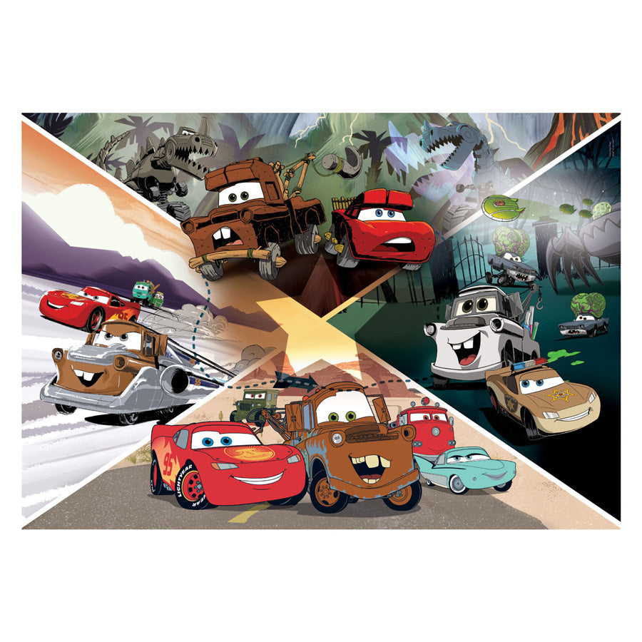 Clementoni - legpuzzel super color maxi disney cars 104 stuks