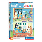 Clementoni puzzel 2x20pcs bluey