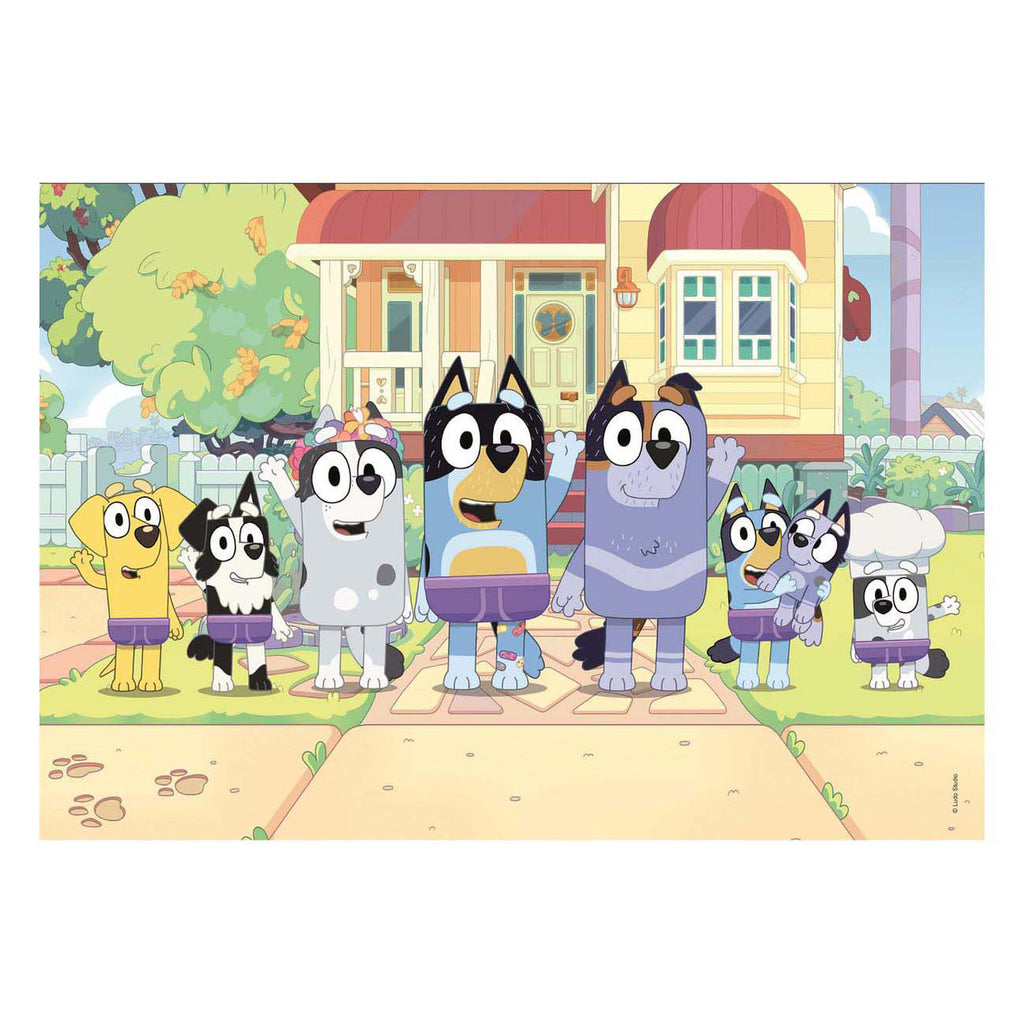 Clementoni - legpuzzel super color bluey 2x60st.