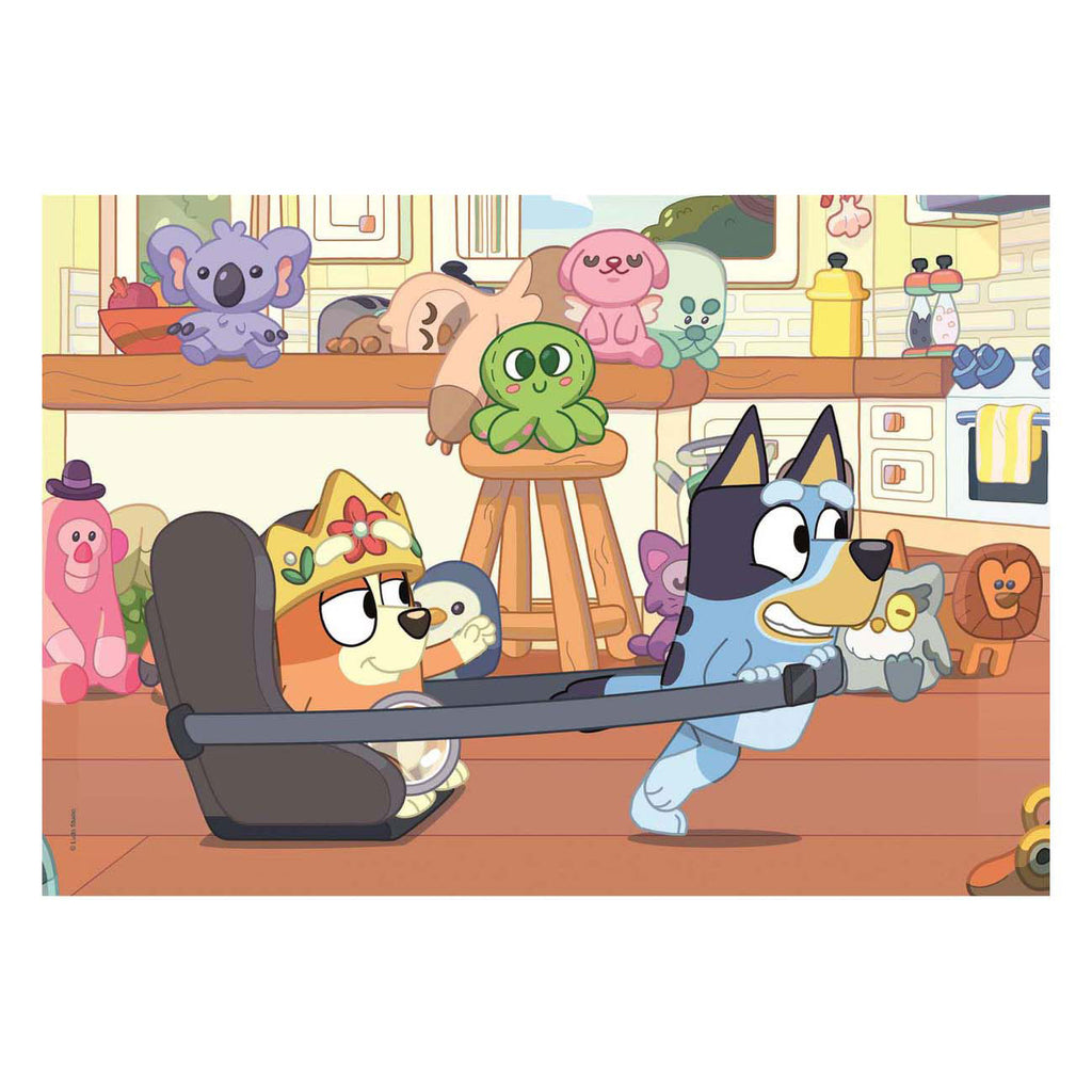 Clementoni - legpuzzel super color bluey 2x60st.
