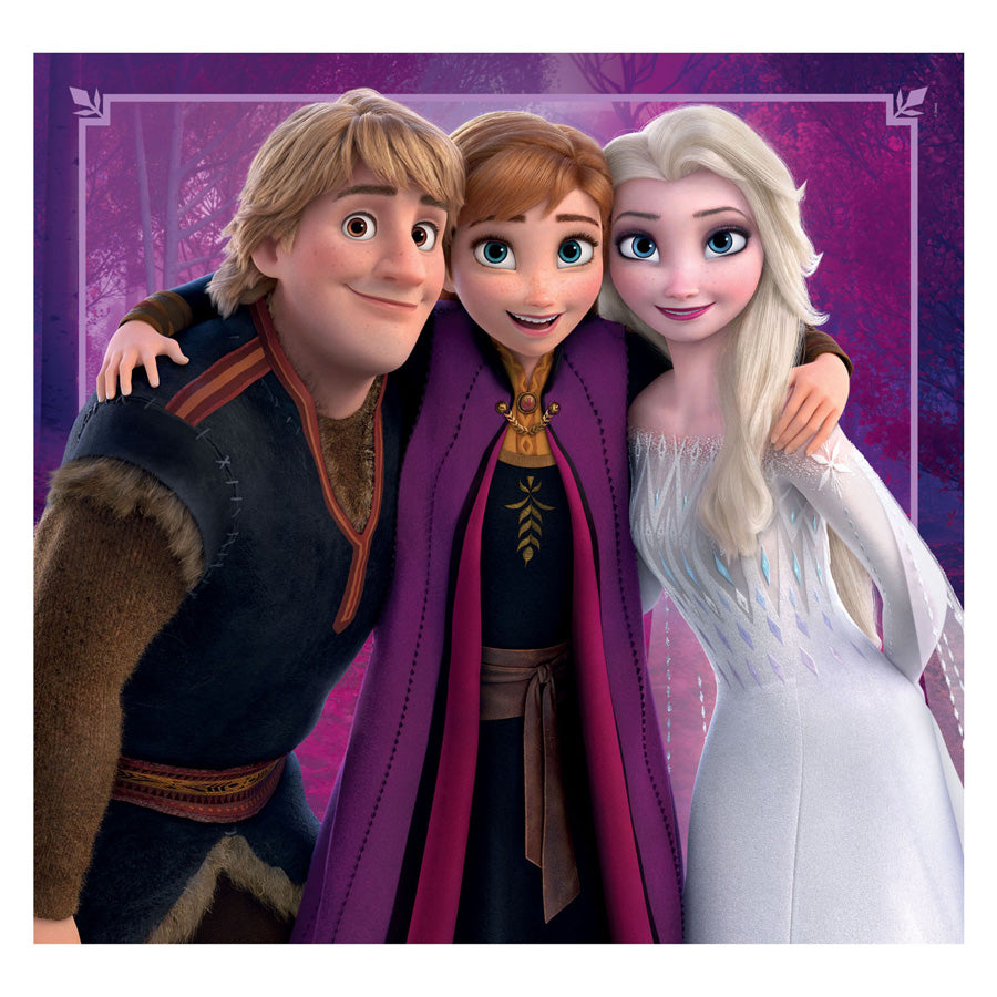 Clementoni - legpuzzel super color vierkant disney frozen 3x48st.