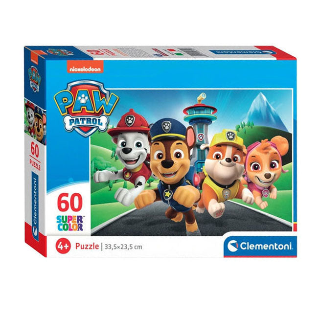 Clementoni - legpuzzel super color paw patrol 60st.