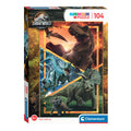 Clementoni - legpuzzel super color jurassic world 104 stuks