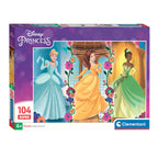 Clementoni - puzzel - 104 stukjes - disney prinsessen - kinderpuzzel - vanaf 6 jaar