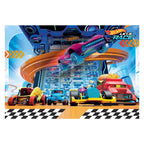 Clementoni - puzzel - 104 stukjes - hot wheels - kinderpuzzel - vanaf 6 jaar