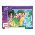 Clementoni legpuzzel super color disney princess, 180st.