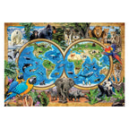 Clementoni - legpuzzel super color the wonderful animal world 300st.
