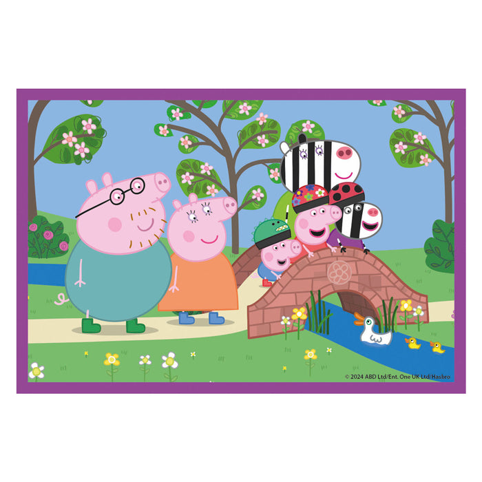 Clementoni - 6 blokken puzzel - peppa pig - 6 afbeeldingen - vanaf 2 jaar
