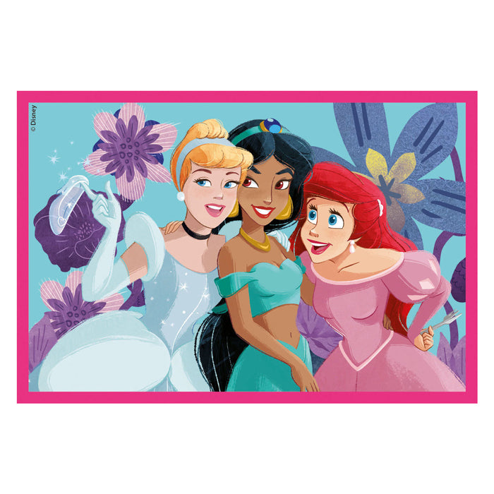 Clementoni - 6 blokken puzzel - disney prinsessen - 6 afbeeldingen - vanaf 3 jaar