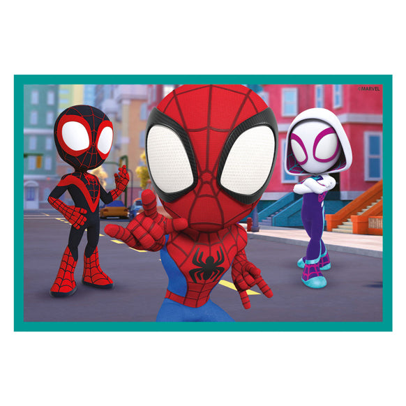 Clementoni - blokpuzzel spidey and his amazing friends 6 stuks