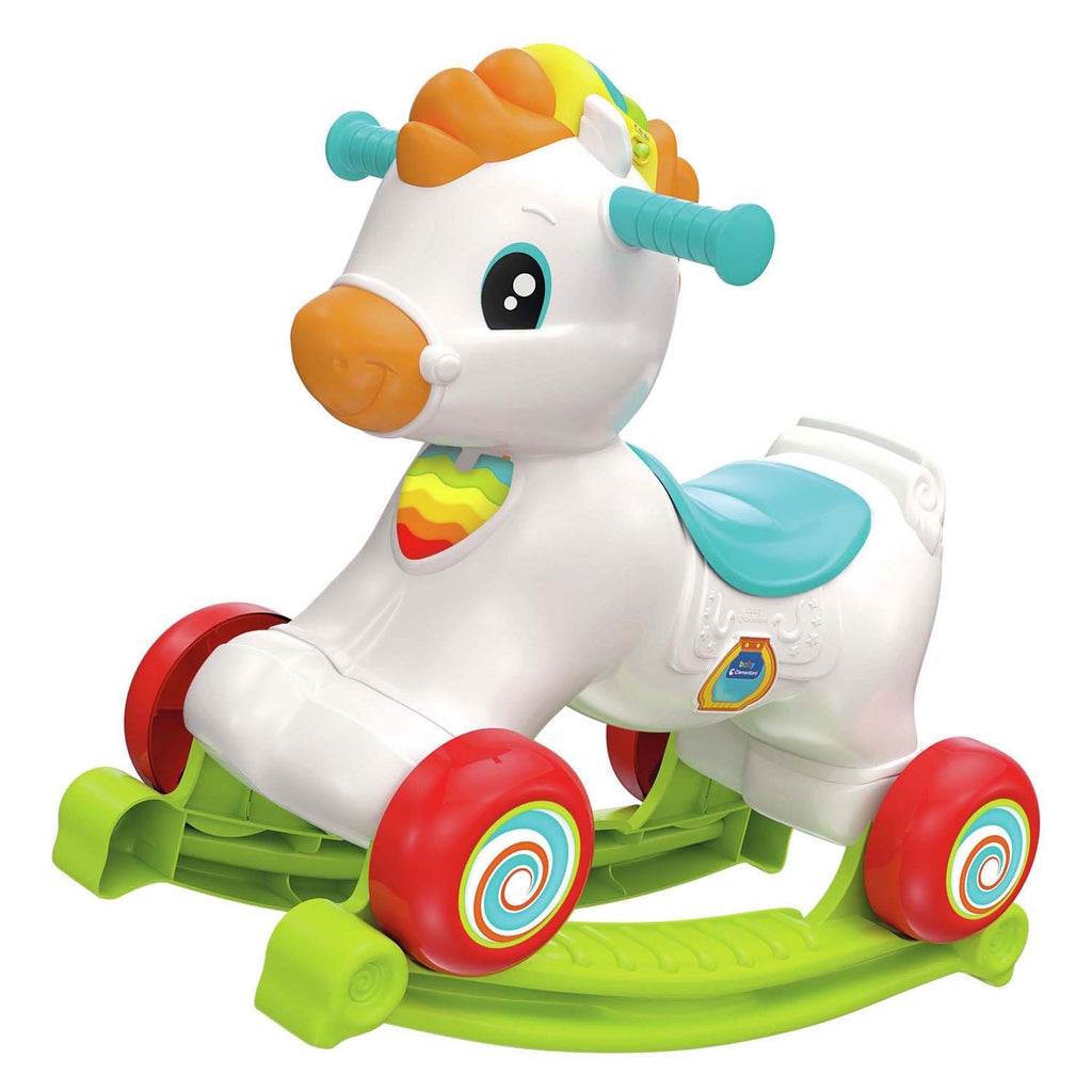 Clementoni - baby - rocky het hobbelpaardje 3in1