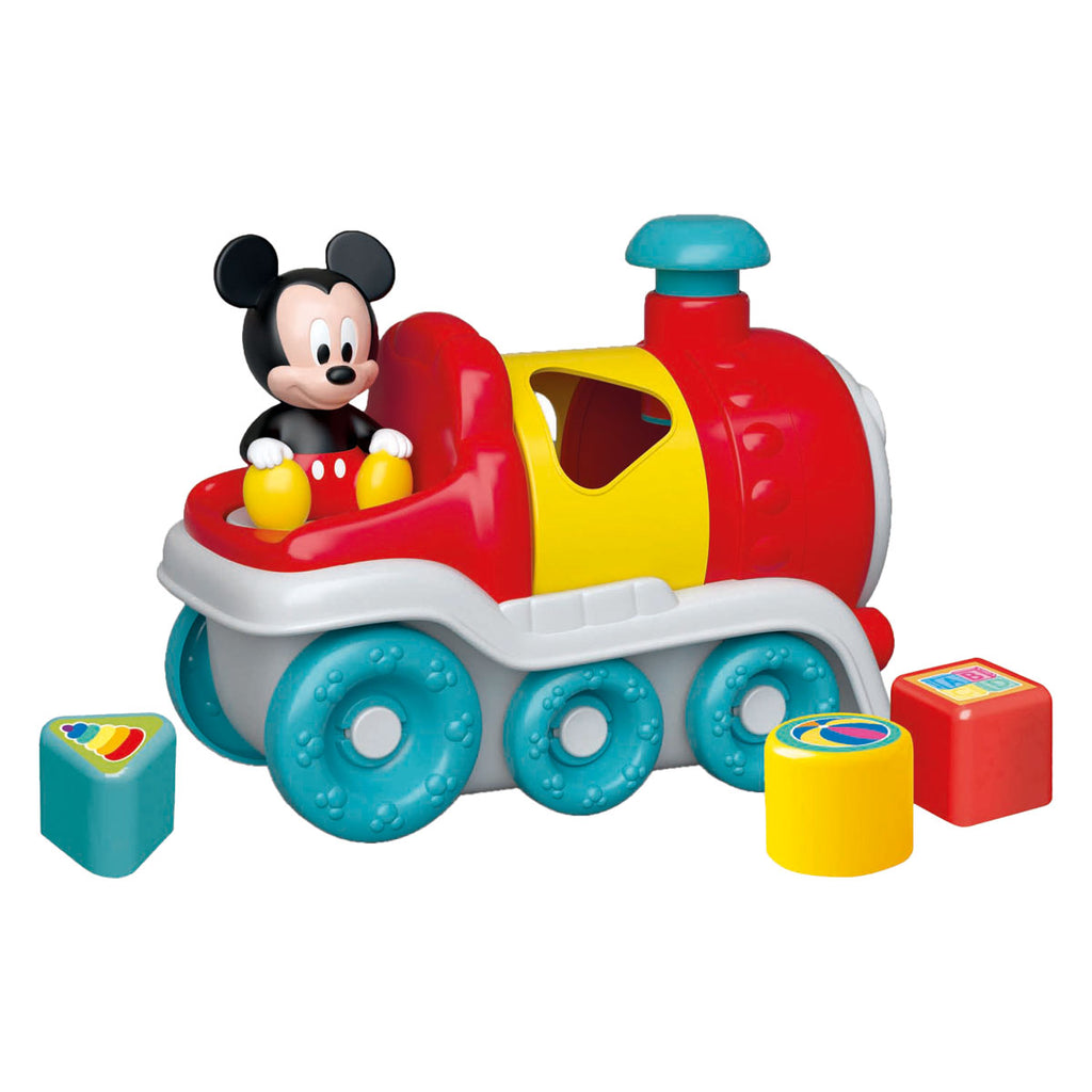 Clementoni - baby - disney vormenstoof mickey mouse trein 5dlg.