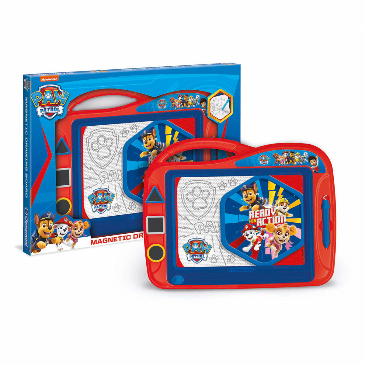Clementoni kleuren knutselen, paw patrol magnetisch tekenbord, ardoise magique - 15112