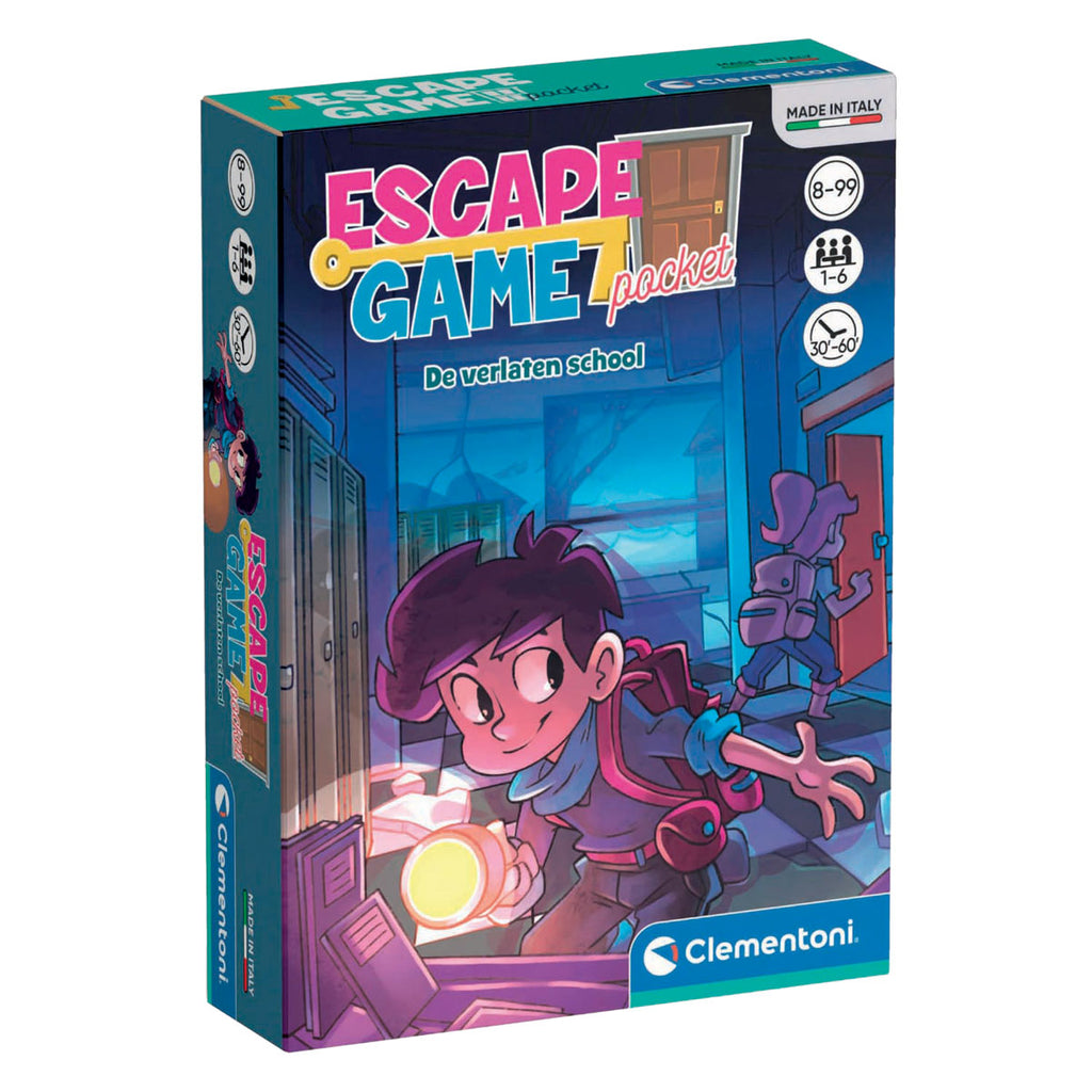 Clementoni - pocket escape spel - de verlaten school