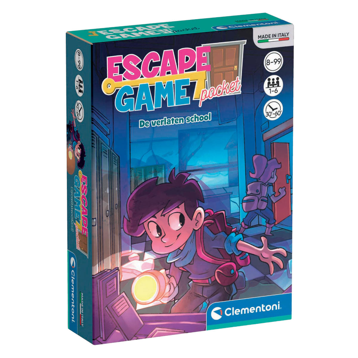 Clementoni - pocket escape spel - de verlaten school
