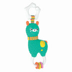 Clementoni - baby vrolijke alpaca rammelaar met licht en geluid