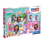 Clementoni - gabby's poppenhuis edukit 4in1 puzzels en spellen