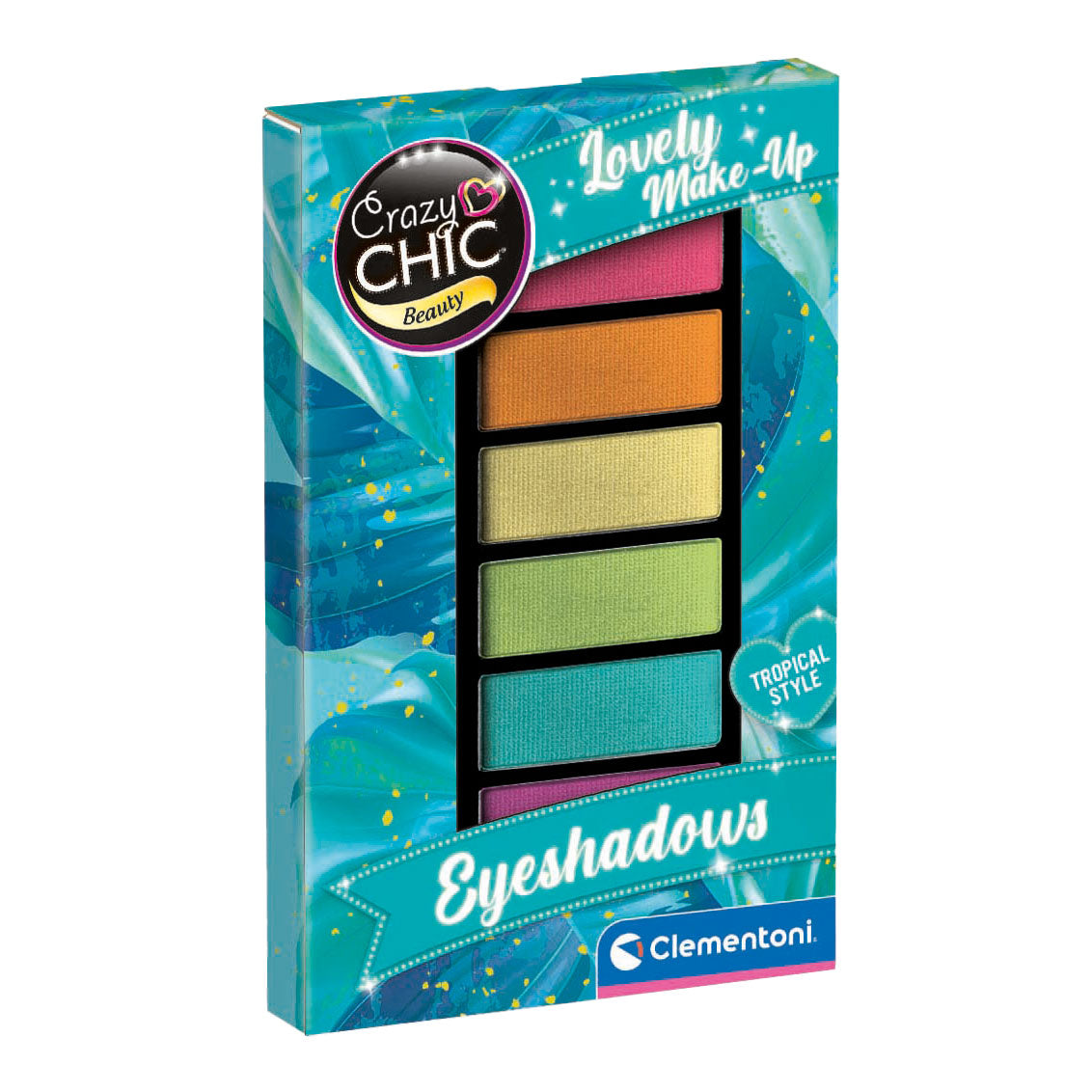 Clementoni crazy chic oogschaduw tropisch - 6 kleuren