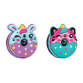 Clementoni - crazy chic oogschaduw dieren donut paars/blauw