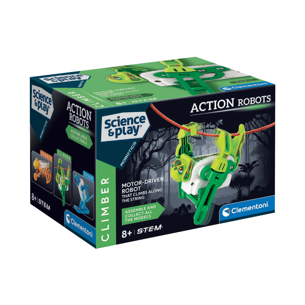 Clementoni - klimrobot - science play - stem speelgoed - bouwpakket - vanaf 8 jaar