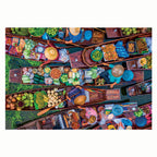 Clementoni puzzel drijvende thaise markt, 1000st.
