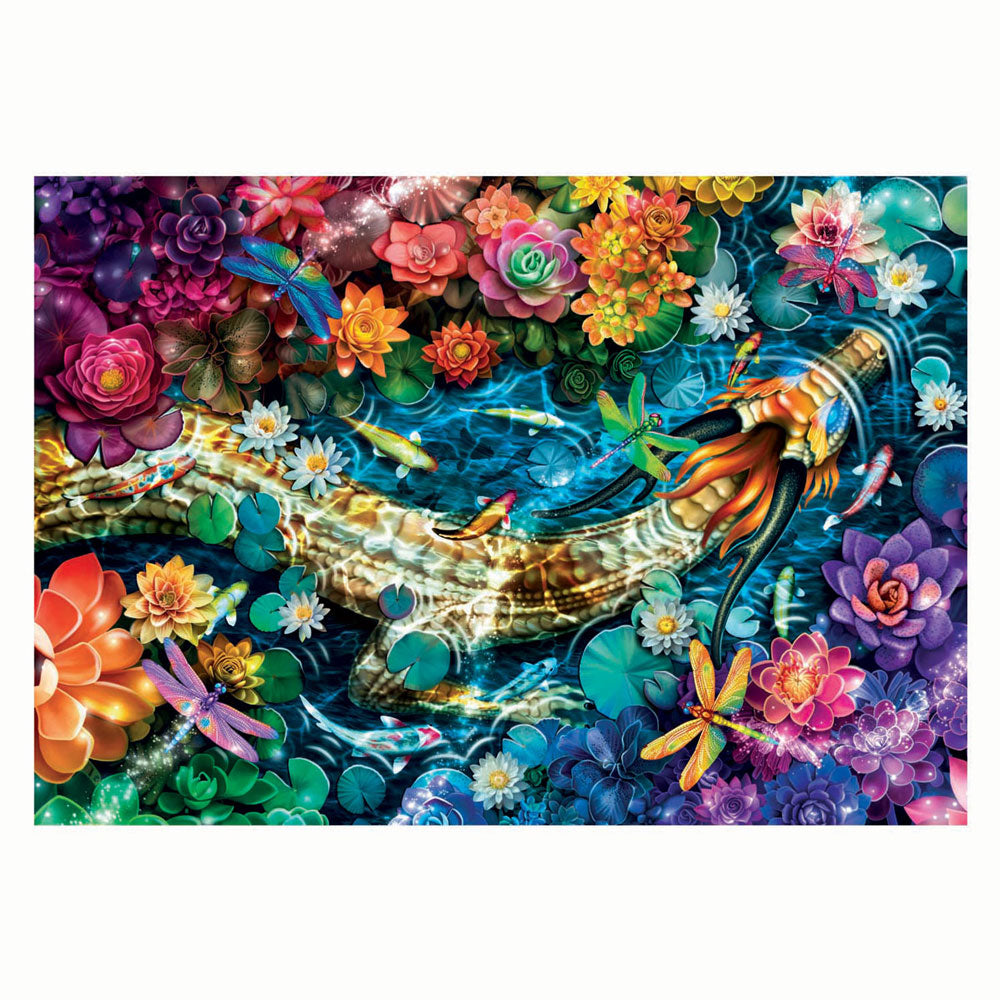 Clementoni - legpuzzel kunstwerken koi rivier 1000st.