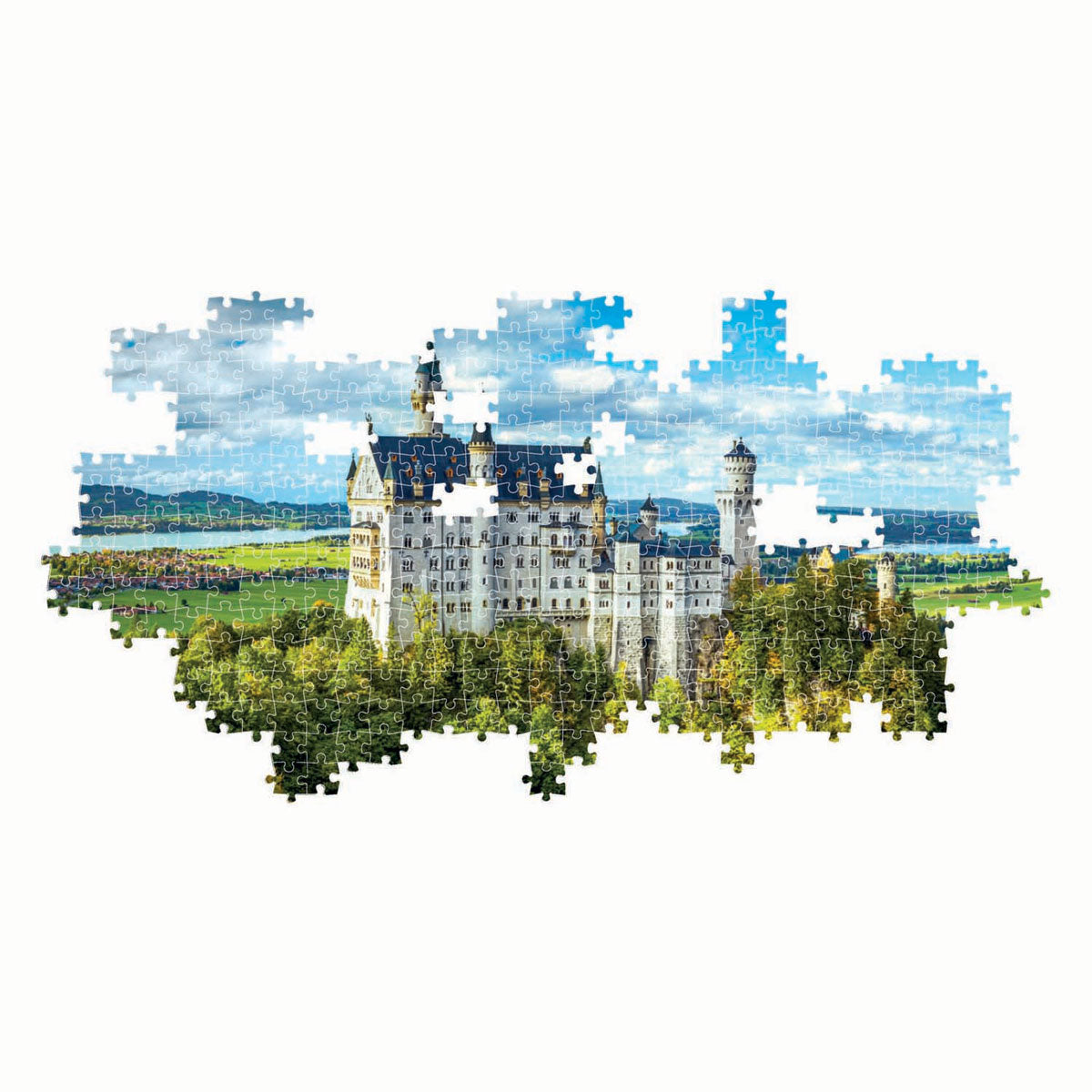 Clementoni - panoramapuzzel slot neuschwanstein 1000st.