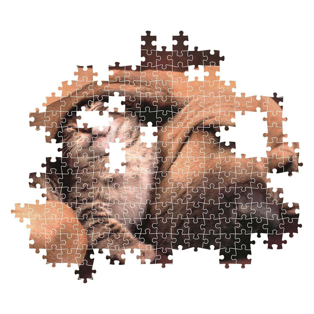 Clementoni - puzzel - 500 stukjes - cuddles compact box - high quality collection