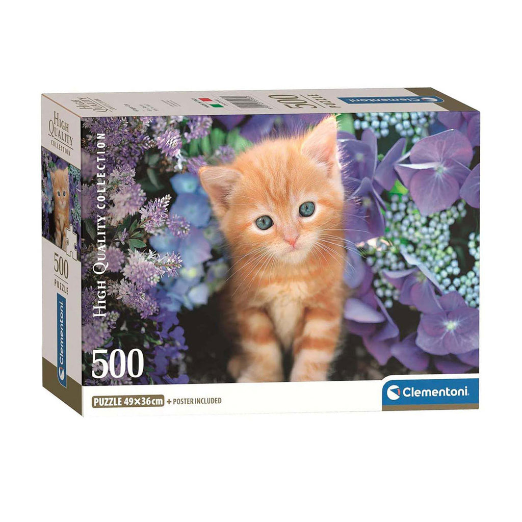 Clementoni clemetoni legpuzzel ginger cat, 500st.