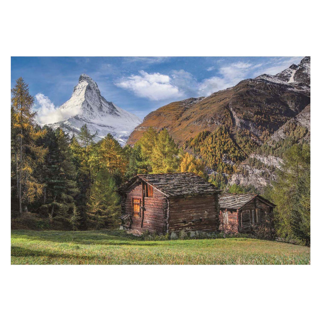 Clementoni - puzzel - 500 stukjes - charmante matterhorn - puzzel voor volwassenen - high quality collection