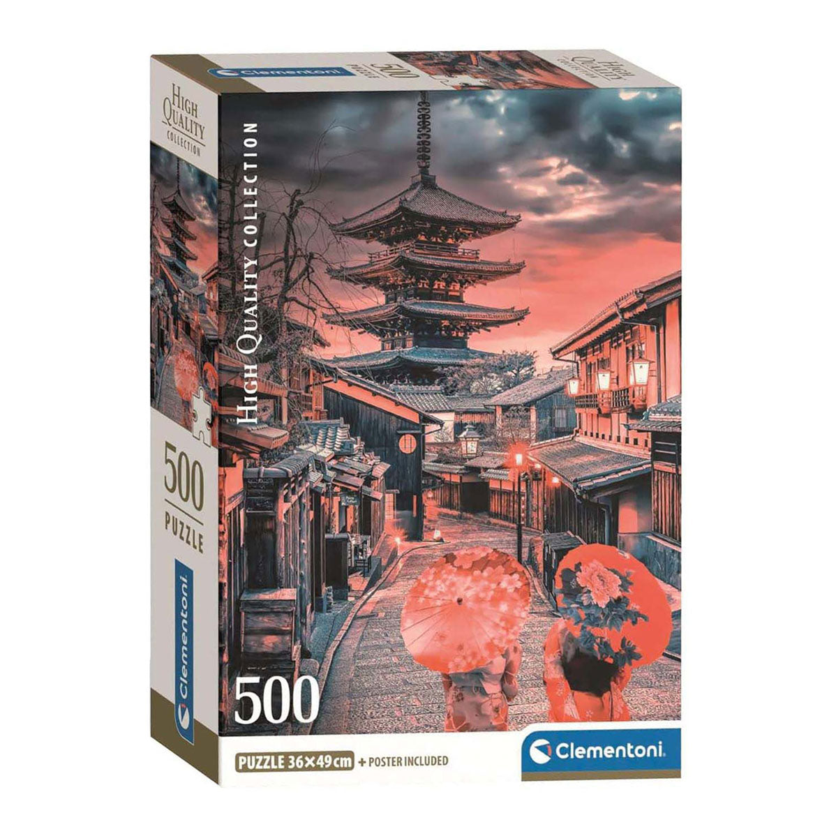 Clementoni legpuzzel evening in kyoto, 500st.