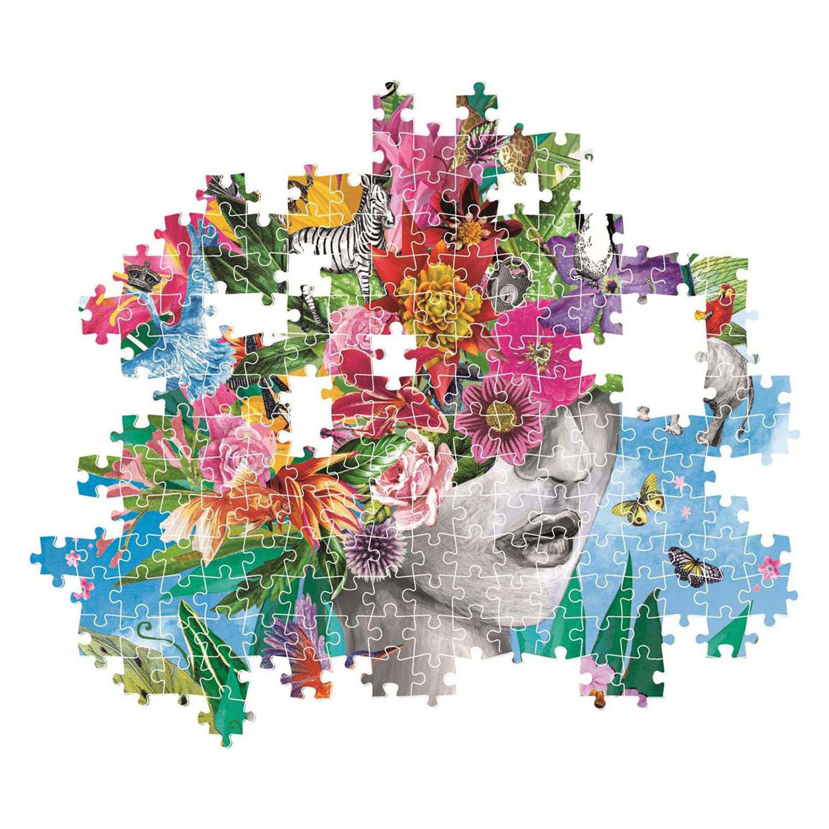Clementoni - legpuzzel head in the jungle 500st.