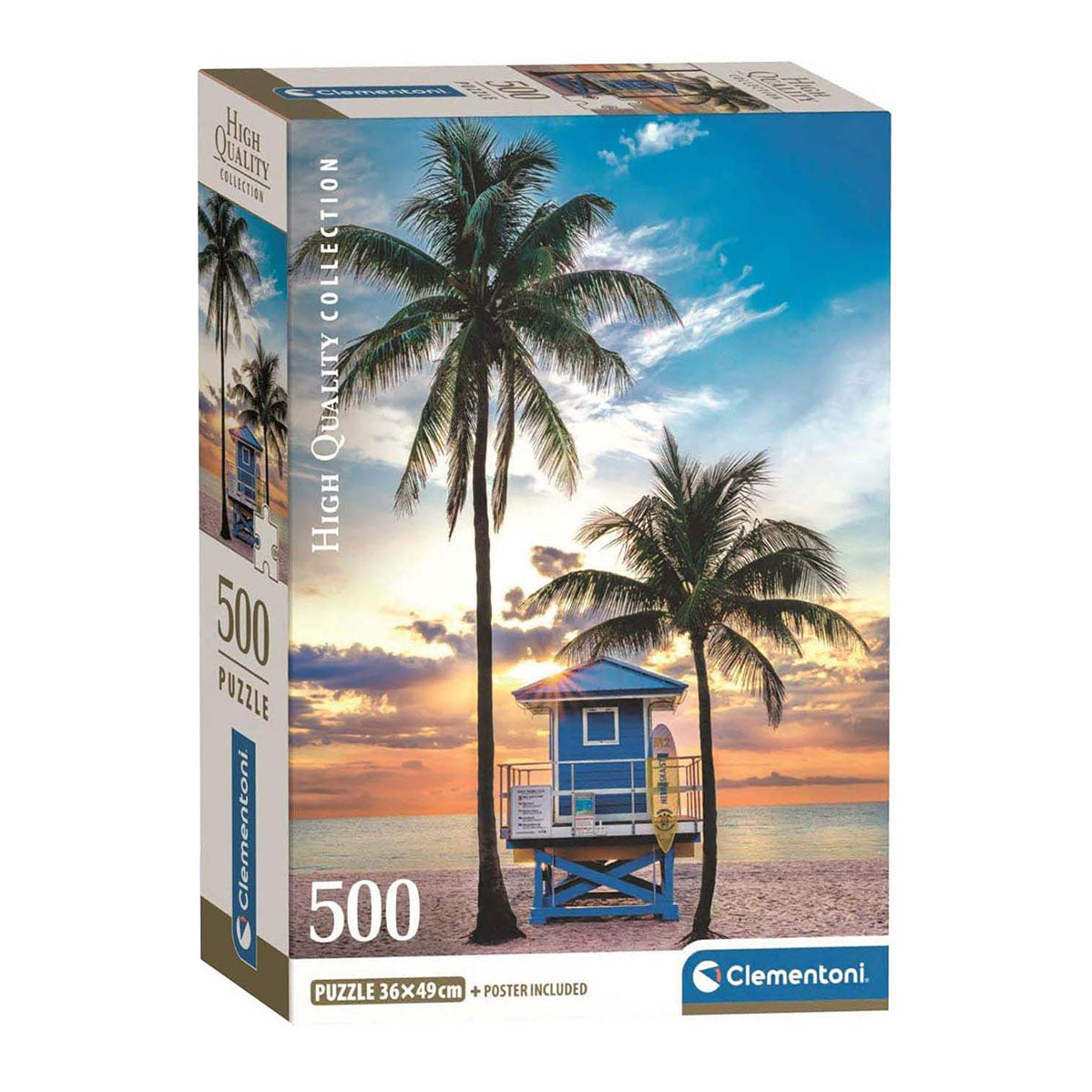 Clementoni legpuzzel miami beach florida, 500st.
