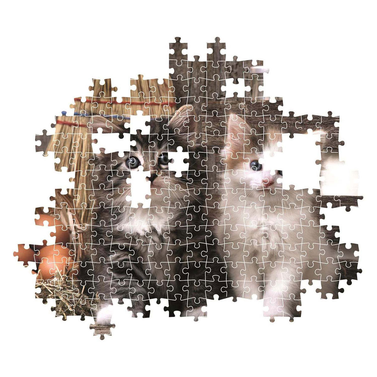 Clementoni - puzzel - 1000 stukjes - schattige kittens - high quality collection