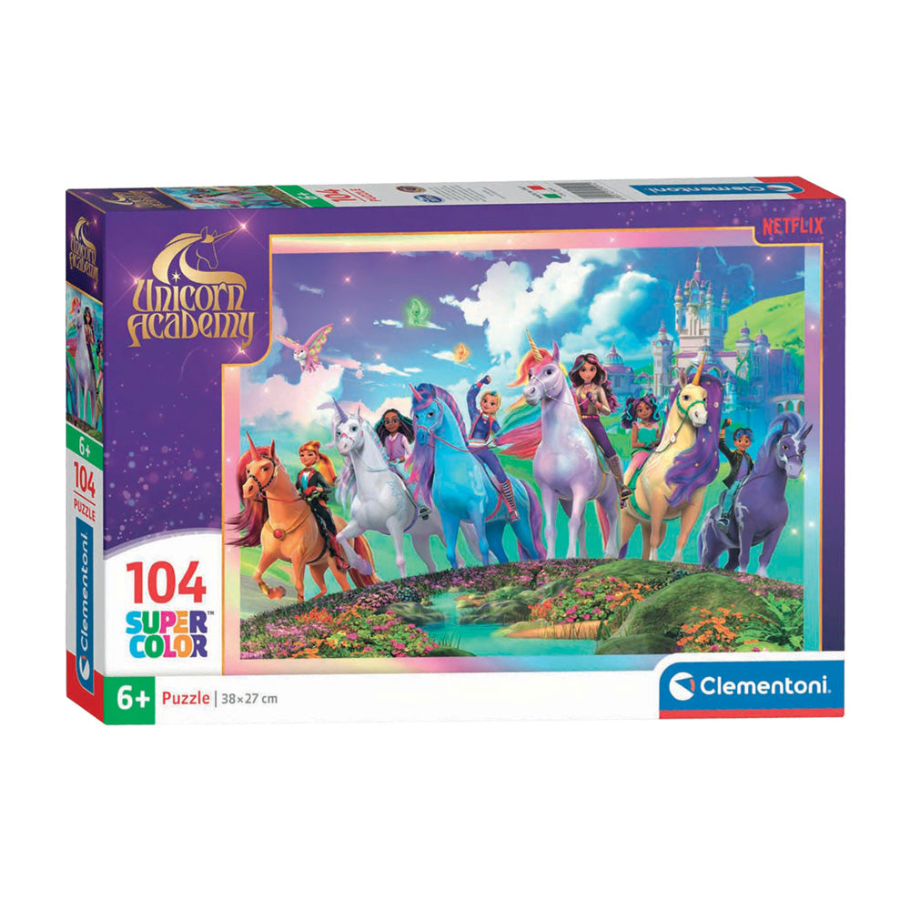 Clementoni - puzzel unicorn academy - 104dlg.