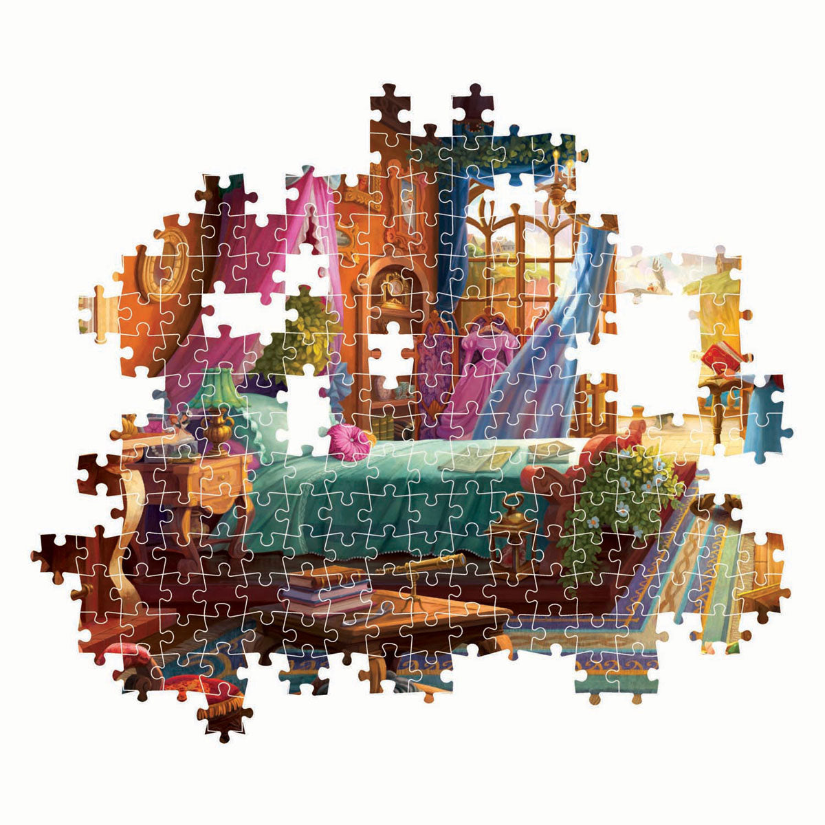 Clementoni - puzzel - ariël - disney princess - ever after collectie - 500 stukjes - vanaf 14 jaar