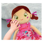 Clementoni - zachte knuffelpop pink lily - knuffel en pop voor baby en peuter - zacht kraamcadeau - wasbaar poppen speelgoed voor de allerkleinsten