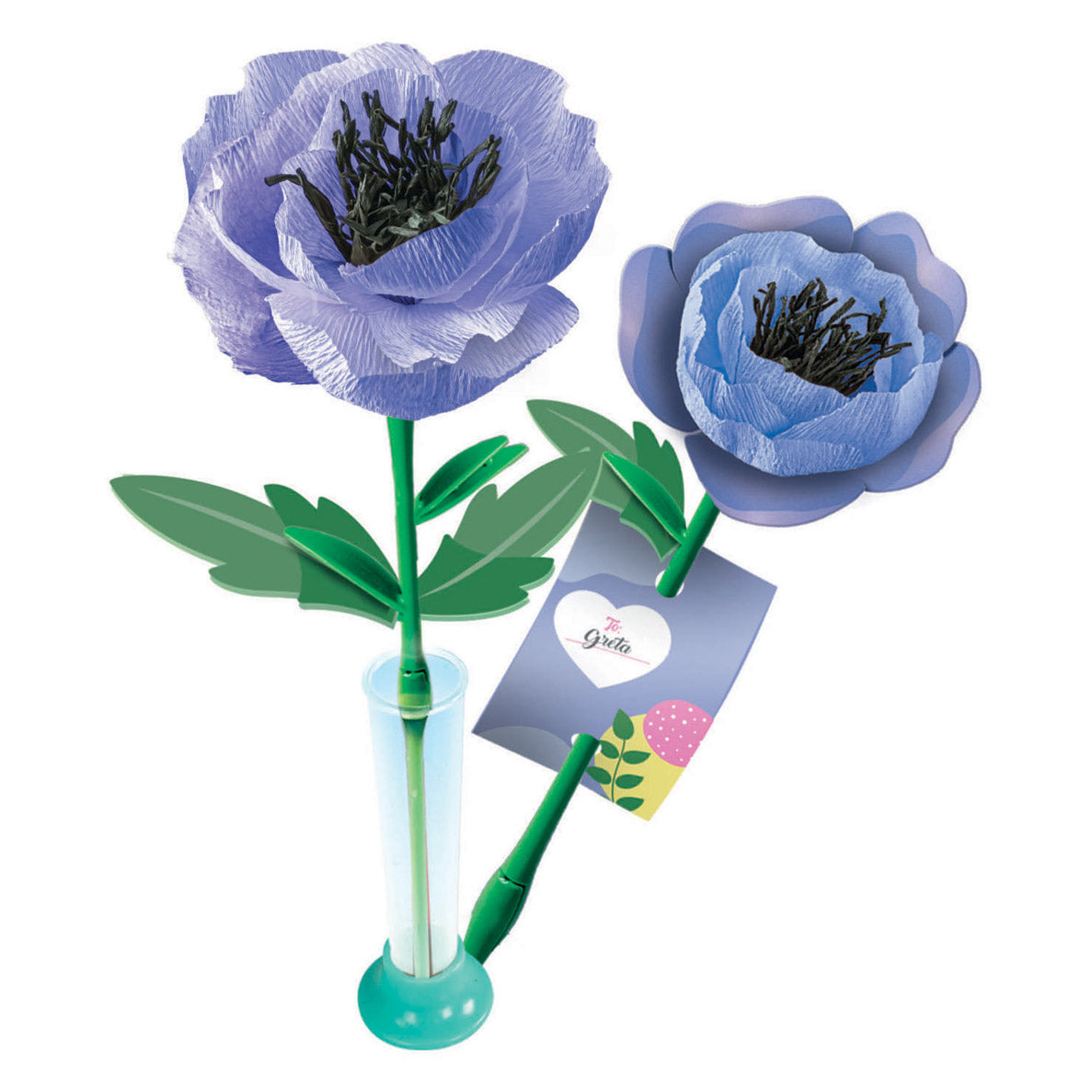 Clementoni - idea maak je eigen bloemen - anemoon