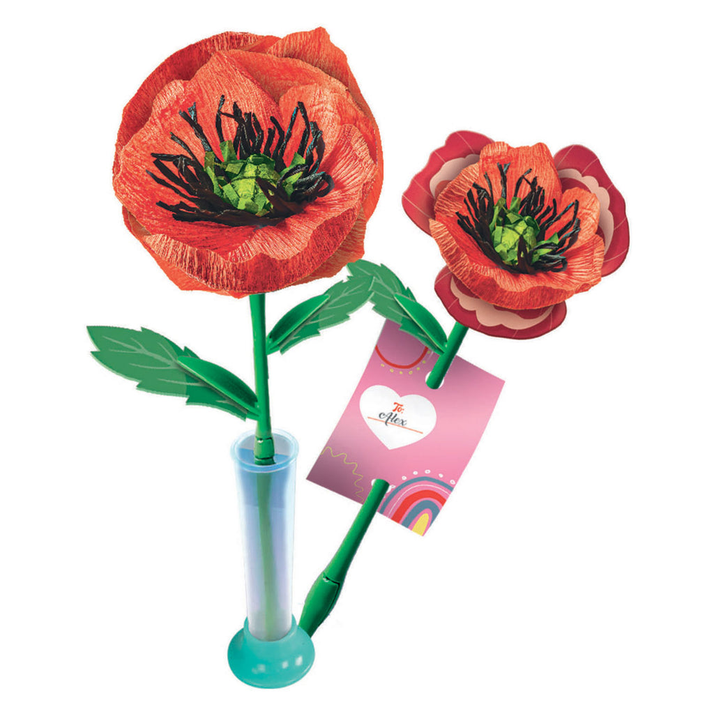 Clementoni - idea maak je eigen bloemen - klaproos