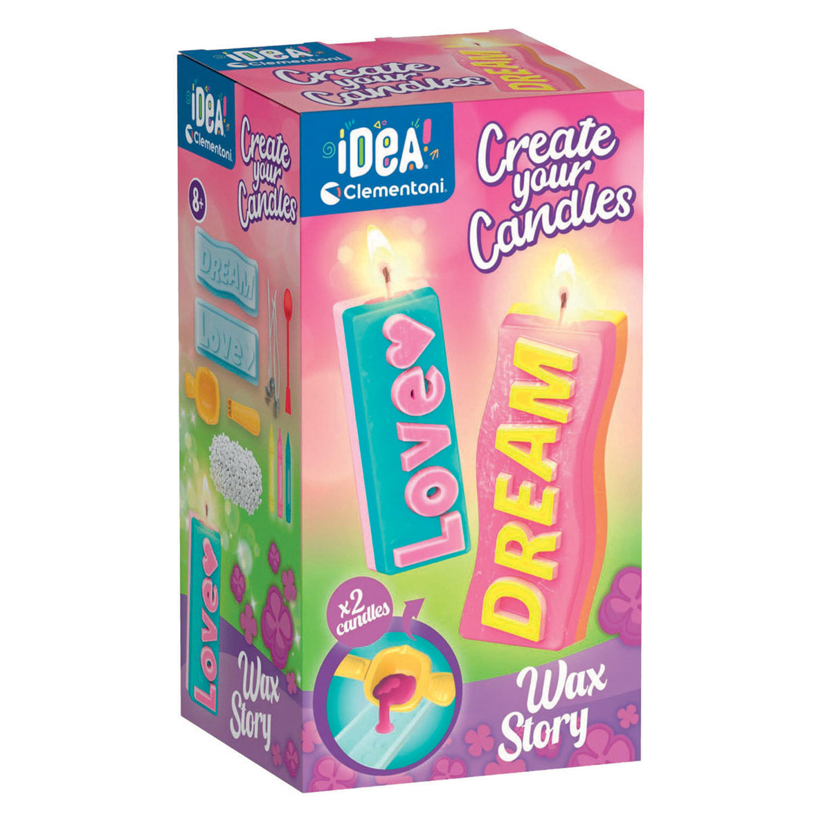 Clementoni - idea maak je eigen kaarsen - berichtje