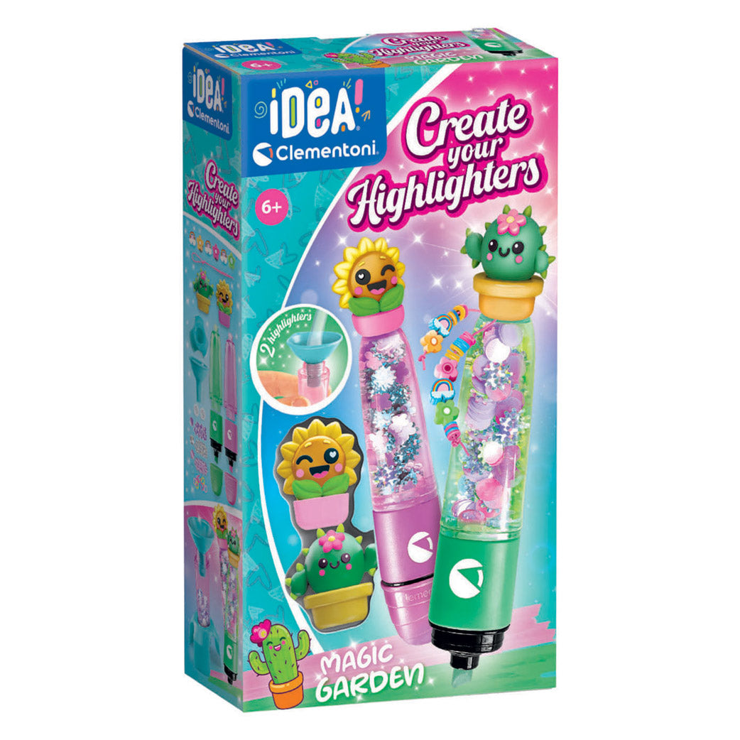 Clementoni - idea maak je eigen markeerstiften - tuin