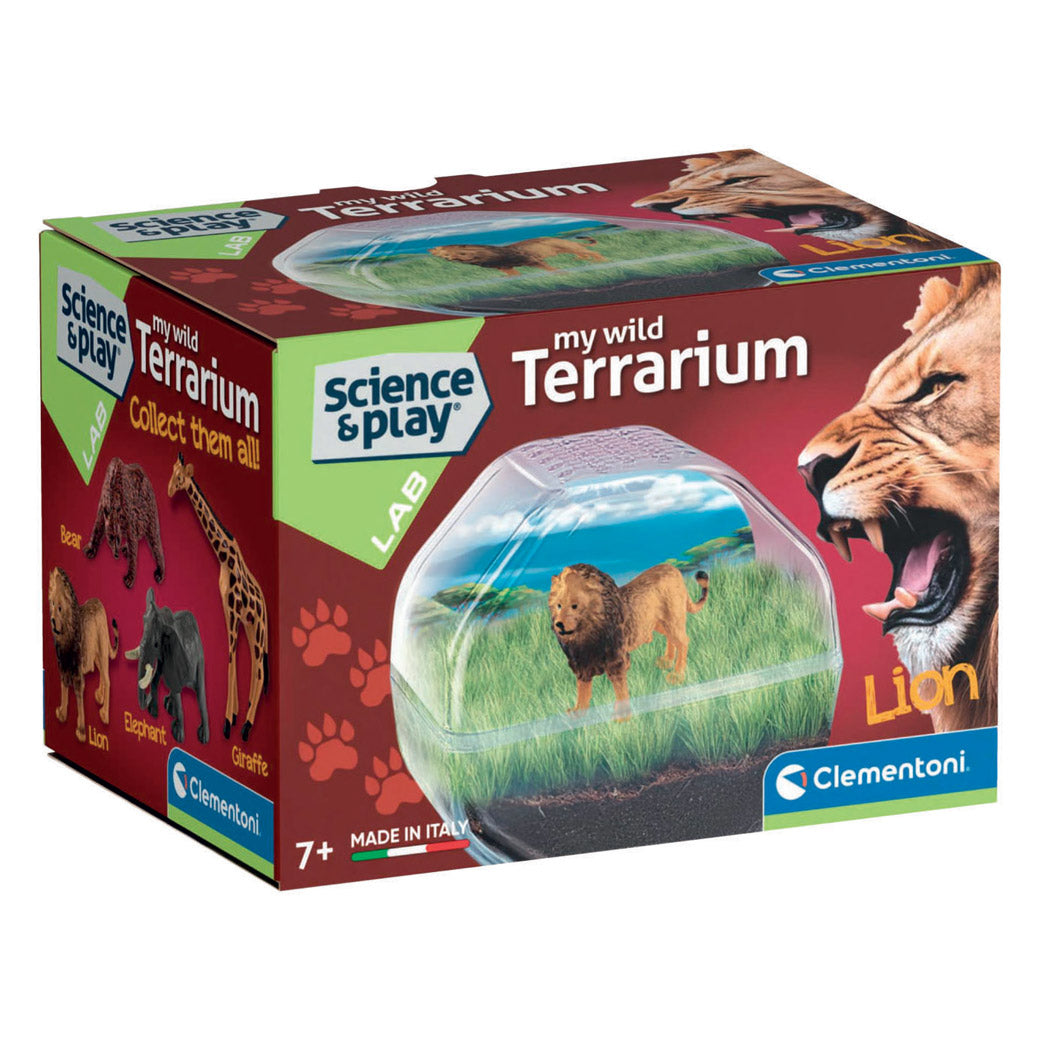 Clementoni - wetenschap & spel my wild terrarium - leeuw