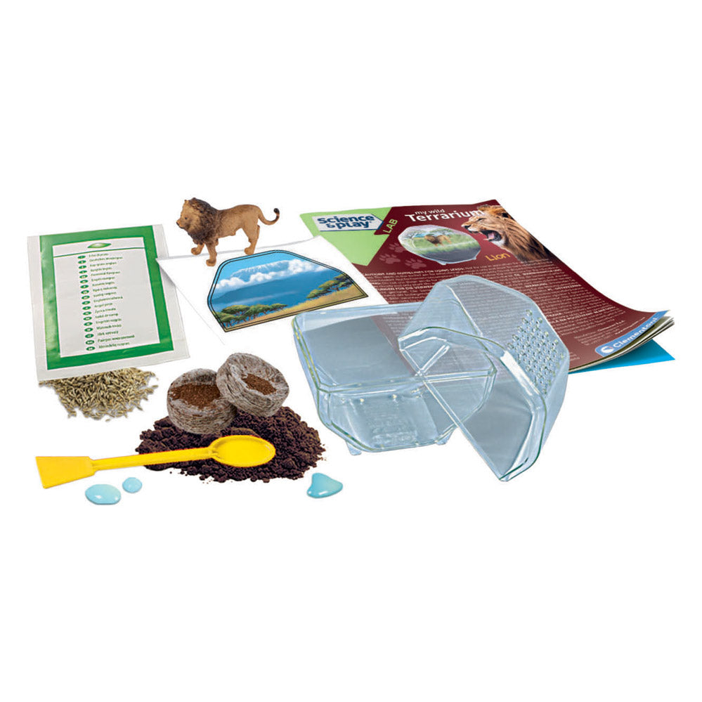 Clementoni - wetenschap & spel my wild terrarium - leeuw